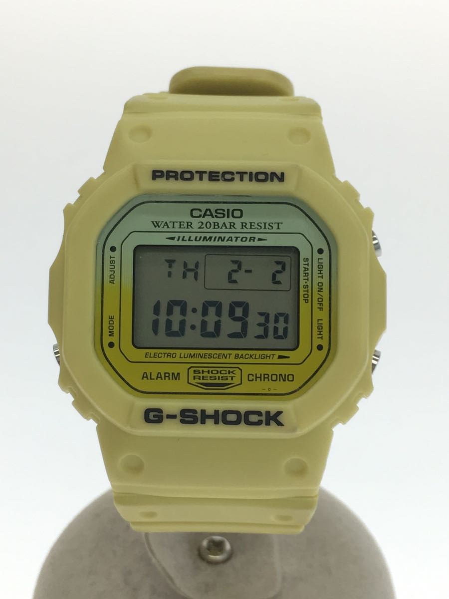 【おすすめ】 CASIO◇クォーツ腕時計・G-SHOCK/デジタル/YLW/YLW - アナログ その他