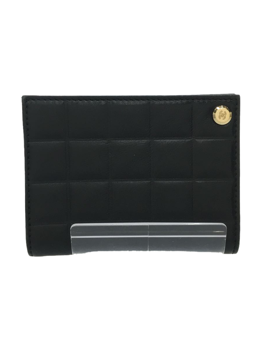 CHANEL◇カードケース/レザー/BLK/レディース | inmano.com.br