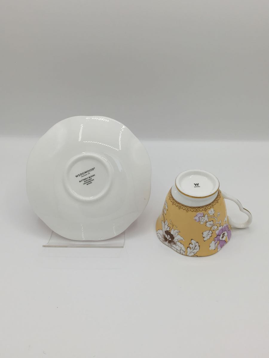 WEDGWOOD◆バタフライブルーム/カップ&ソーサー/1客/2点セット/WHT/ウェッジウッドの画像3