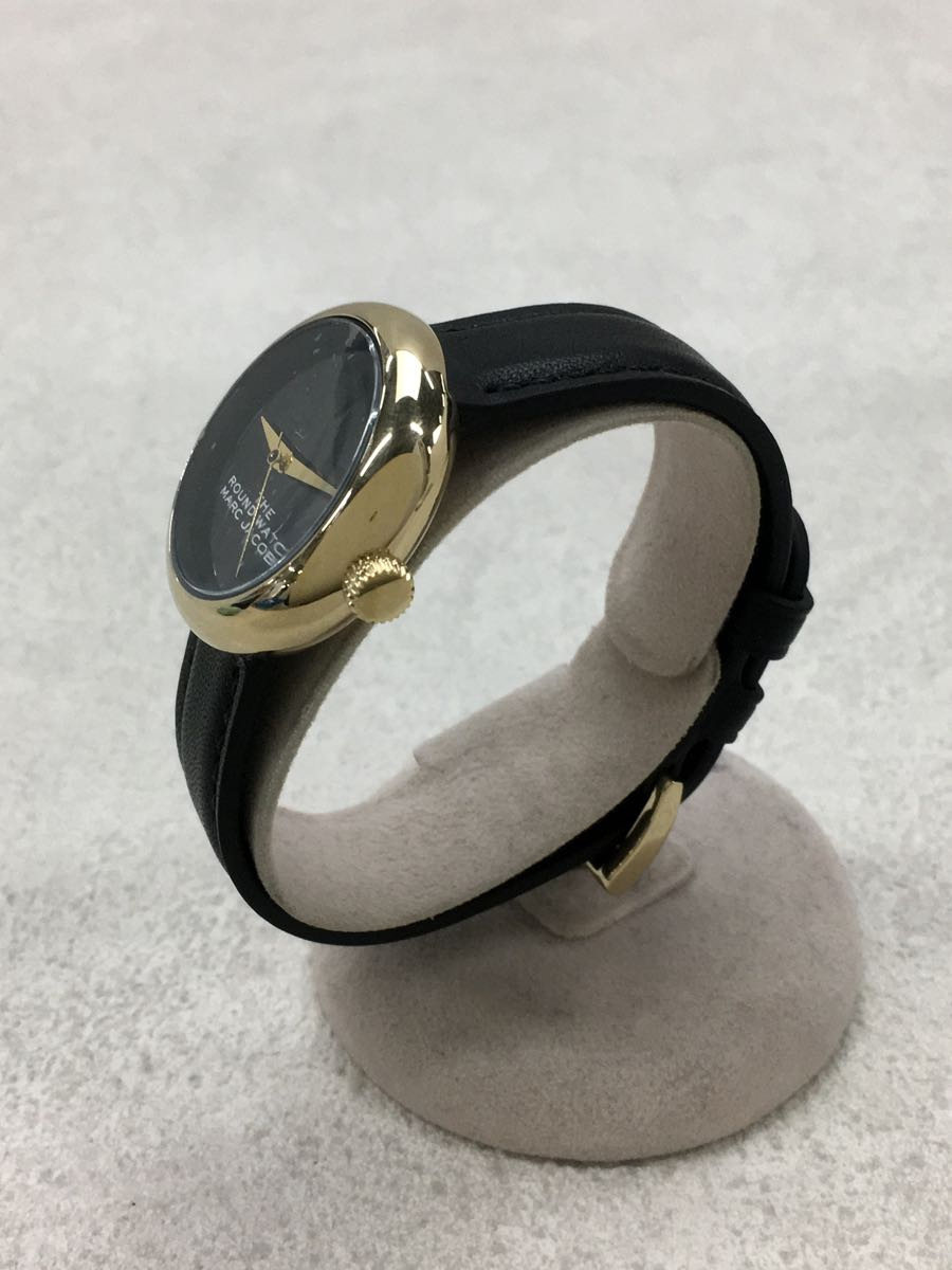 MARC JACOBS◆クォーツ腕時計/アナログ/レザー/BLK/BLK/MJ0120179282_画像2