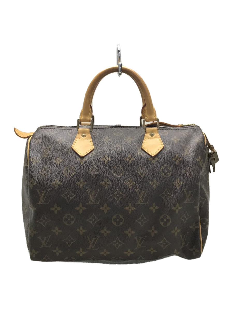 LOUIS VUITTON◆スピーディ30_モノグラム_BRW/PVC/BRW