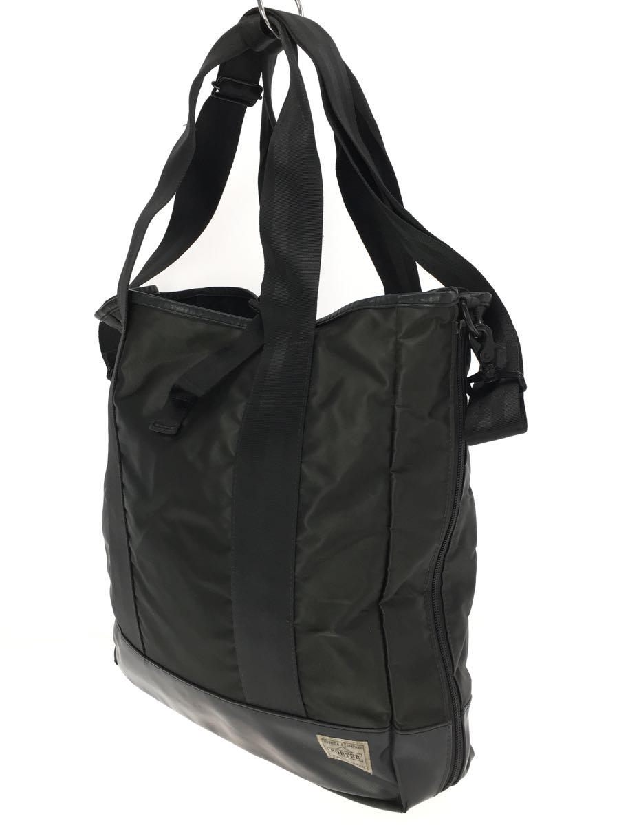 PORTER◆ポーターストーム 日本製/SACS BAR共同開発/ナイロン/BLK/383-07057_画像2