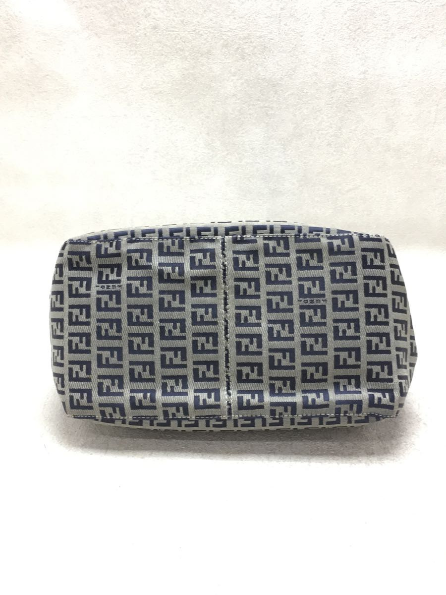 FENDI◇ズッカ柄/ハンドバッグ/ナイロン/NVY/総柄 | itscl.cl