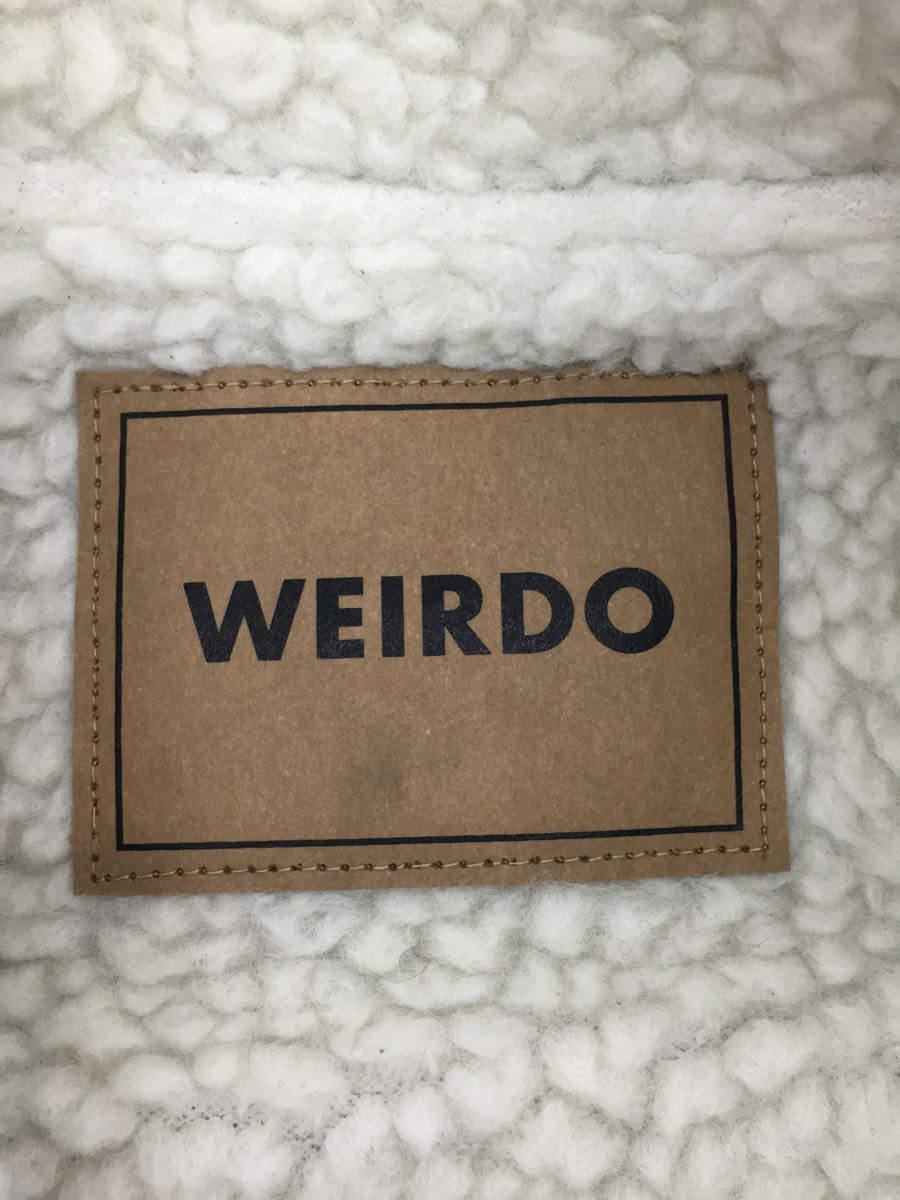 WEIRDO◇HEY KIDS RANCH JACKET/レザージャケットブルゾン/XL/牛革/WRD