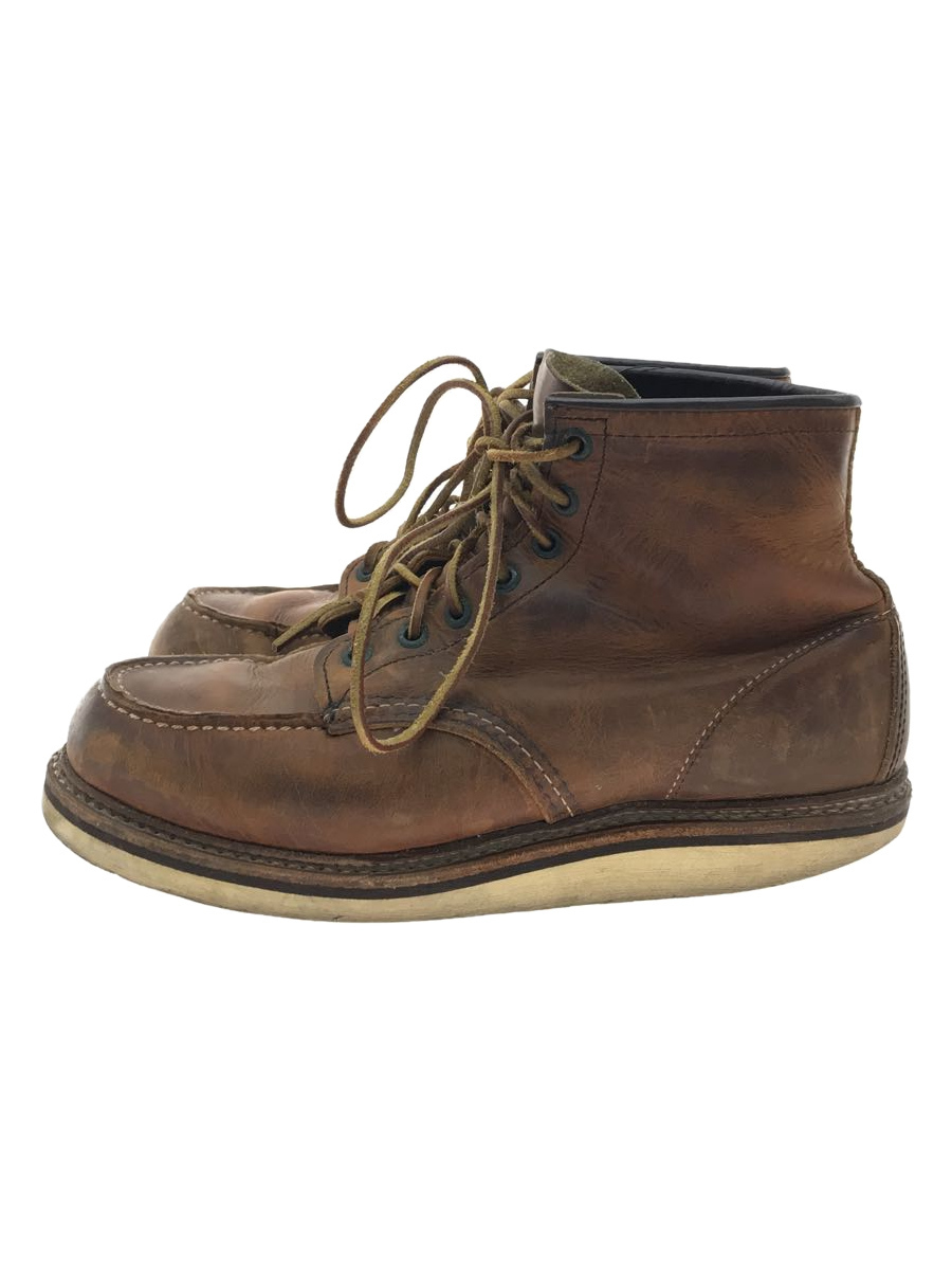 RED WING◆1907 6inch CLASSIC MOC TOE/レースアップブーツ/US8.5/BRW