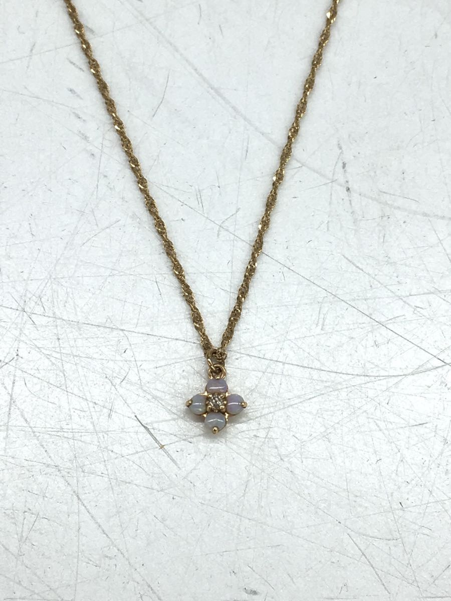うのにもお得な agete◆ネックレス/GLD/トップ有/K10 ウォレットチェーン うのにもお得な agete◆ネックレス/GLD/トップ有/K10 ウォレットチェーン