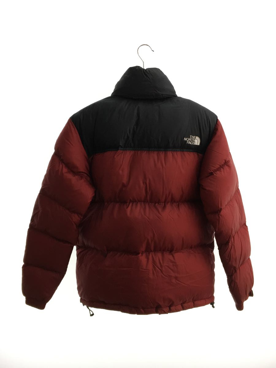 THE NORTH FACE◆NUPTSE JACKET_ヌプシジャケット/M/ナイロン/RED/無地