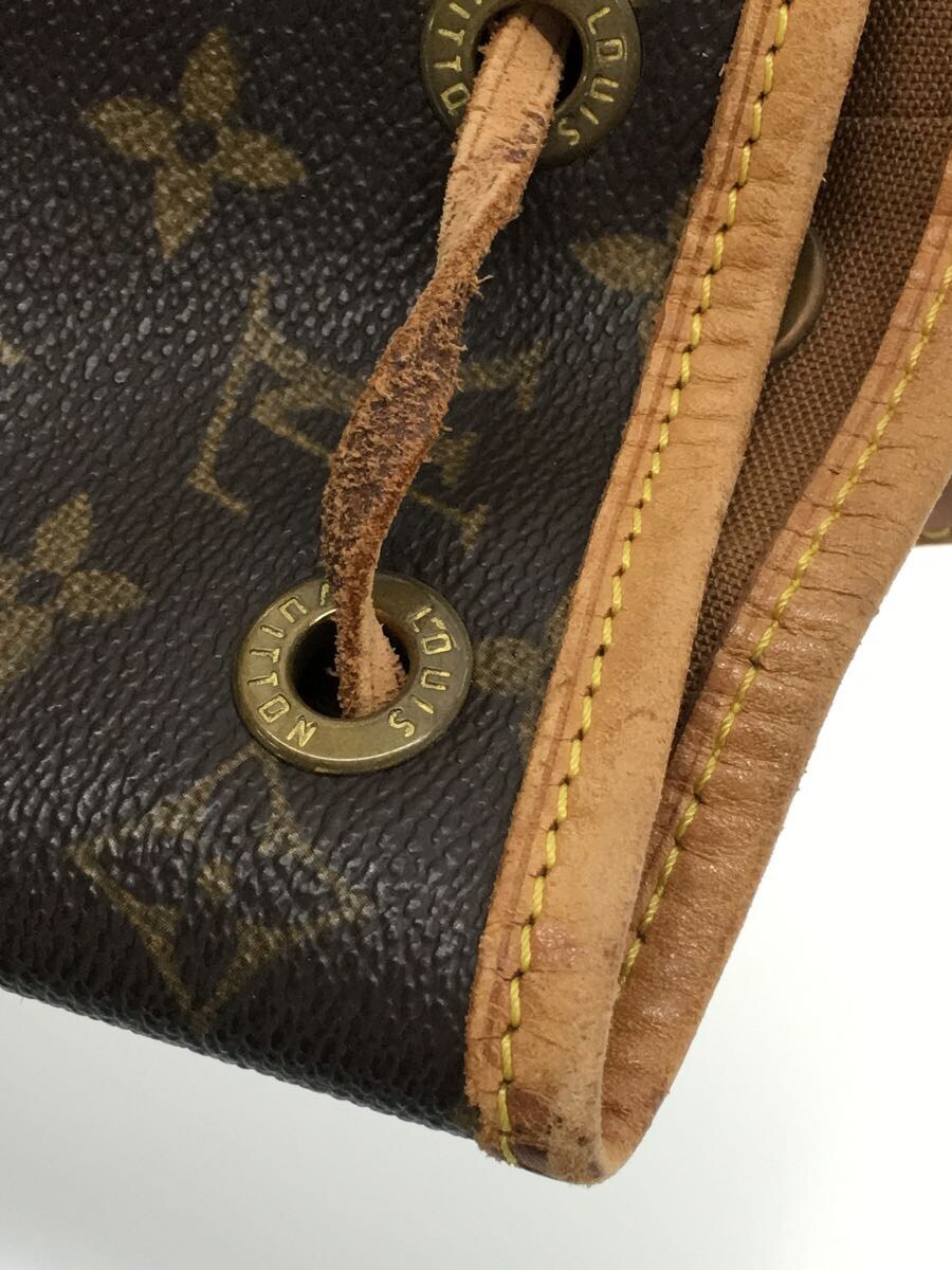 LOUIS VUITTON◆モンスリMM_モノグラム_BRW/ビニール/ブラウン/ルイヴィトン/M51136_画像8