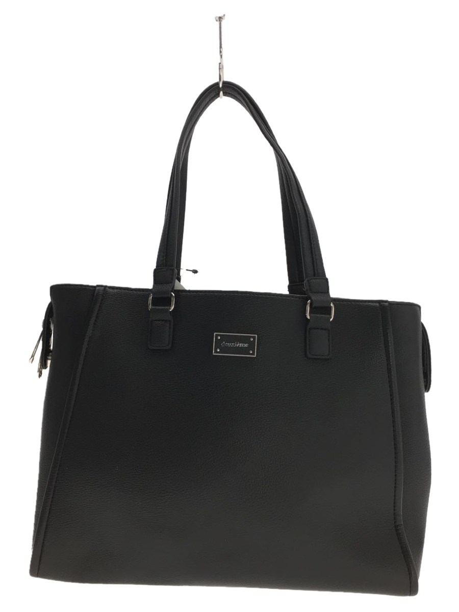 予約販売 Deuxieme Classe◇トートバッグ/-/BLK その他