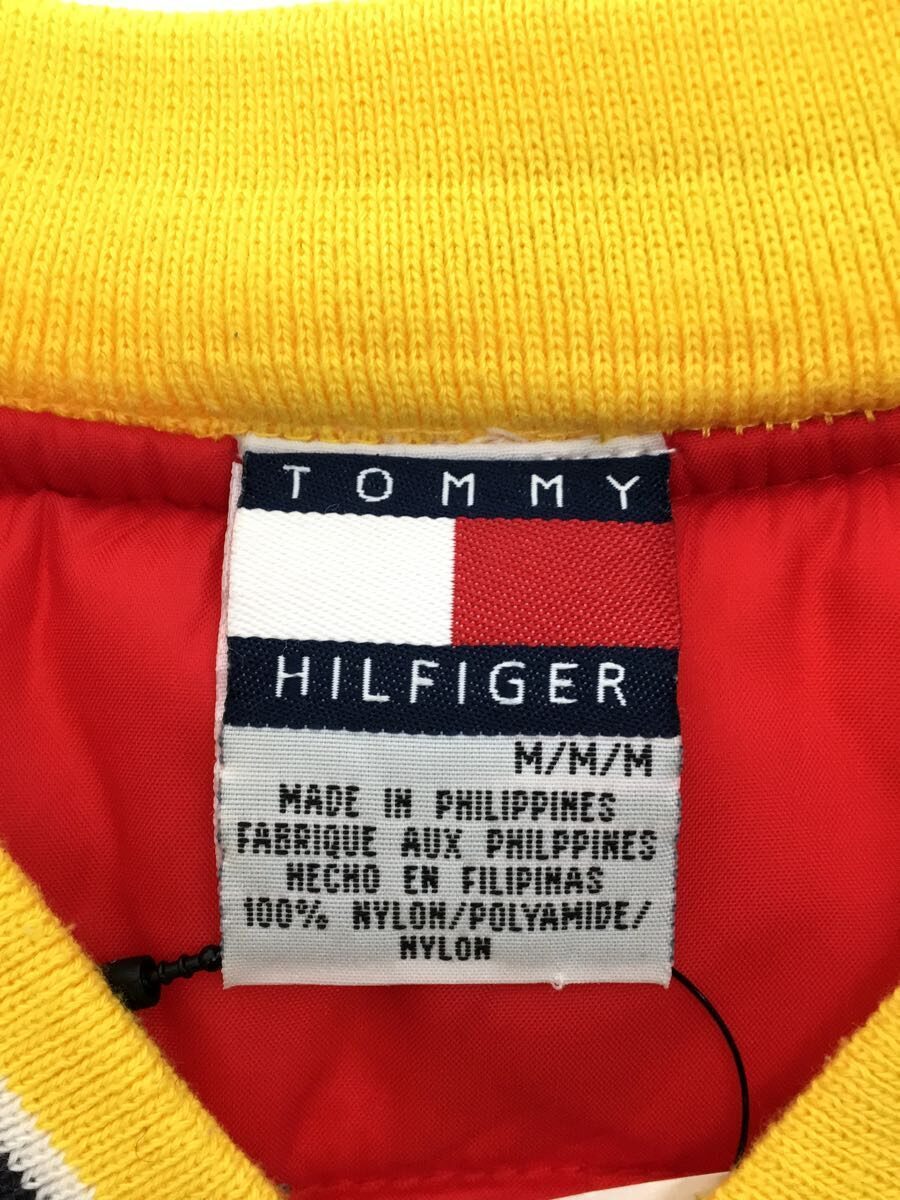 TOMMY HILFIGER◆ブルゾン/M/ナイロン/YLW/無地/ティエイチエムジェイ/old_画像3