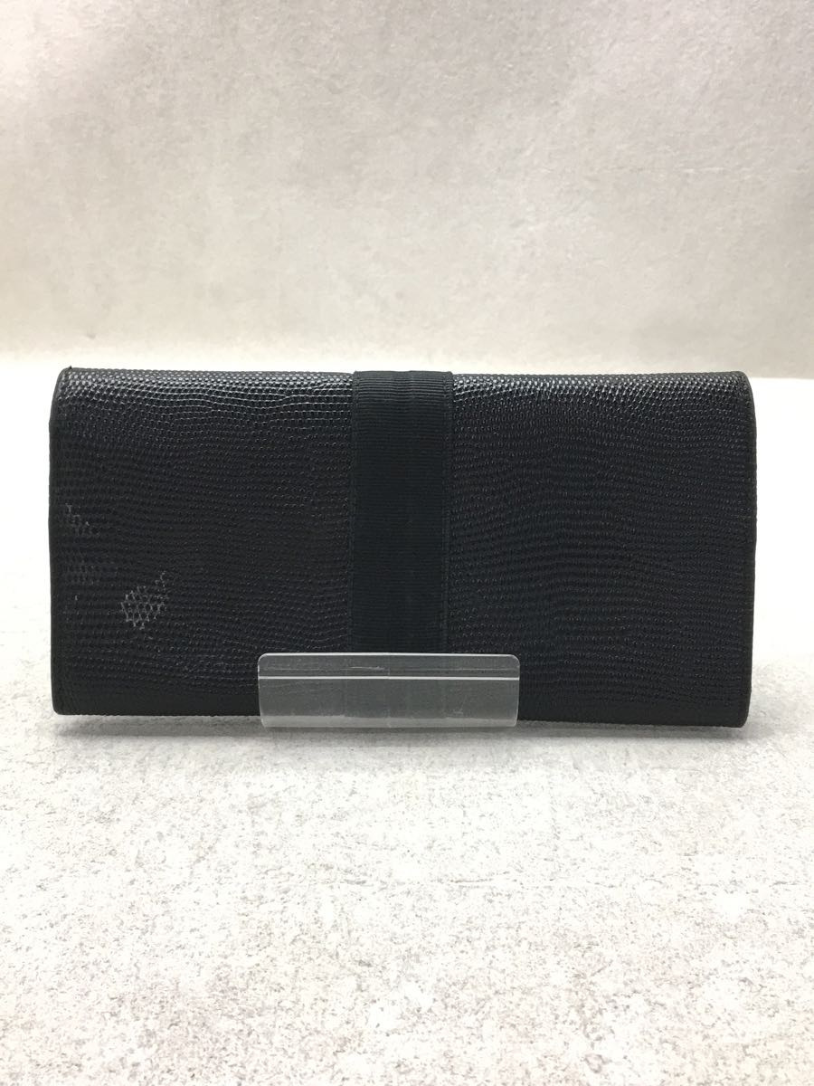 Salvatore Ferragamo◆長財布/レザー/BLK/レディース_画像2