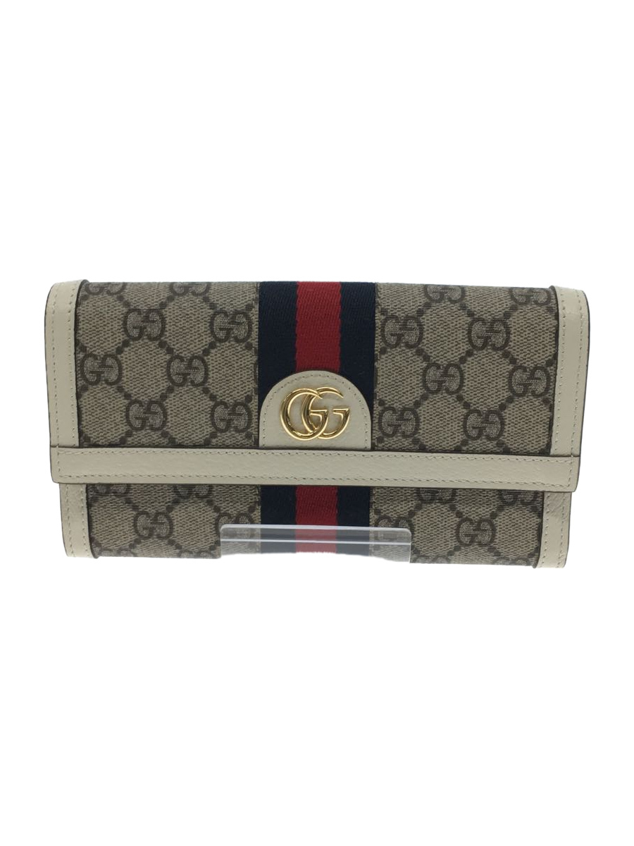 GUCCI◆長財布/PVC/レディース/総柄/523153・2067_画像1