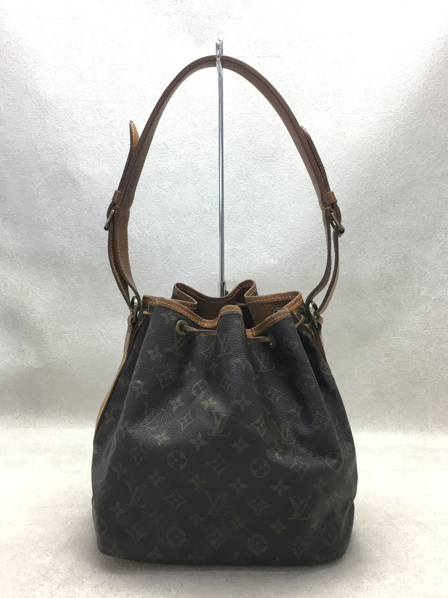 LOUIS VUITTON◆プチ・ノエ_モノグラム_BRW/PVC/BRW_画像4