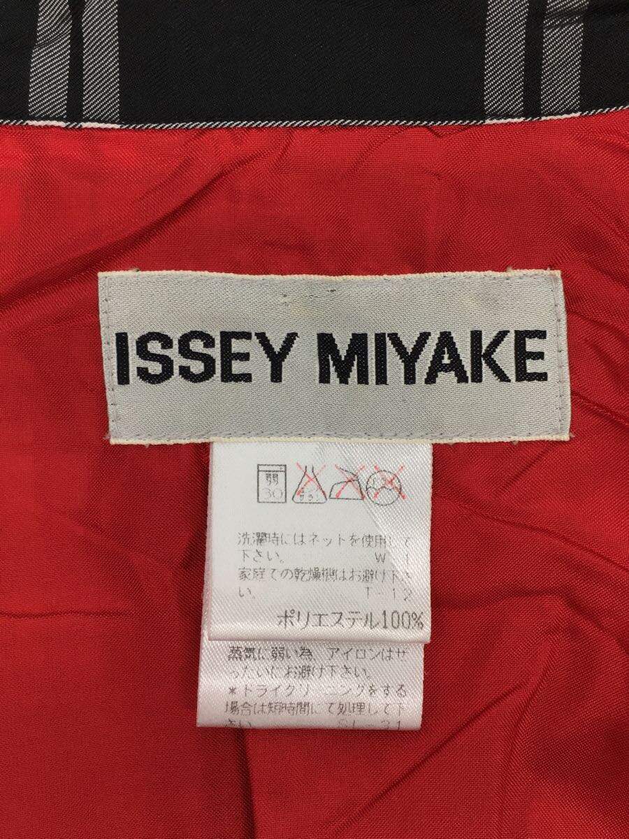 ISSEY MIYAKE◆コート/S/ポリエステル/マルチカラー/チェック_画像3