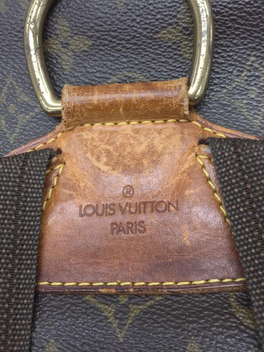 LOUIS VUITTON◆モンスリ_モノグラム_BRW/PVC/BRW_画像3