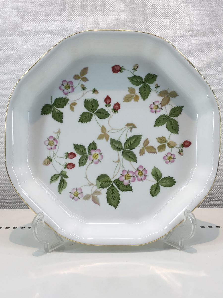 WEDGWOOD◆WEDGWOOD/ウェッジウッド/wild strawberry/プレート/皿/八角_画像2