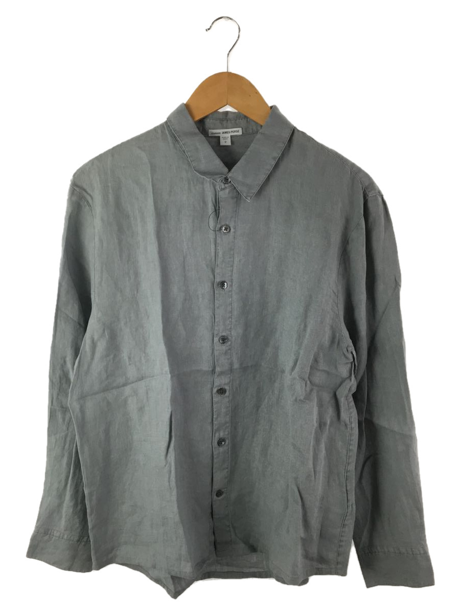 JAMES PERSE◇長袖シャツ/2/リネン/GRY absolutebarandbistro.co.uk