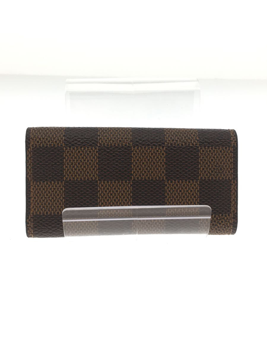 LOUIS VUITTON◆LOUIS VUITTON/ルイヴィトン/ミュルティクレ4/ダミエ・エベヌ/N62631_画像2