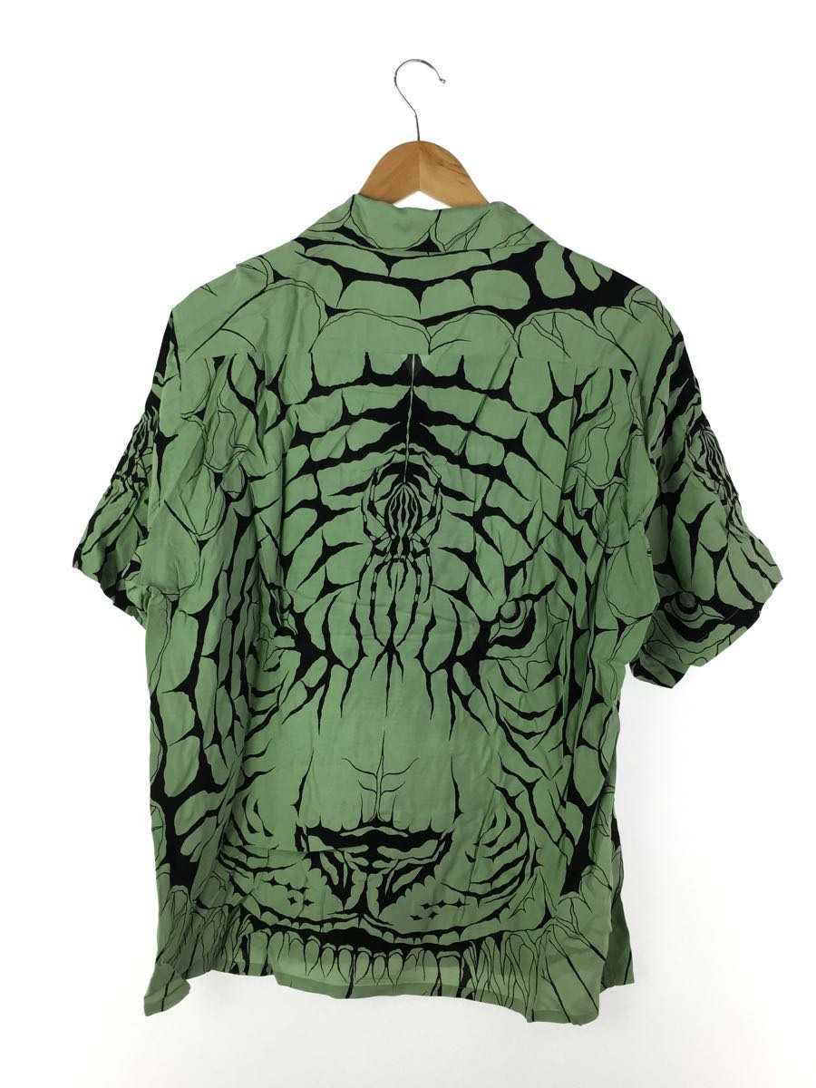 WACKO MARIA◇アロハシャツ/M/レーヨン/グリーン/22FW/WOLFS HEAD