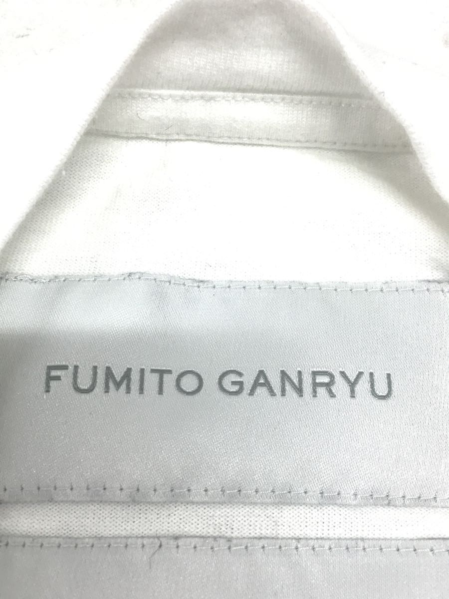 FUMITO GANRYU◆Tシャツ/3/コットン/WHT/無地_画像3