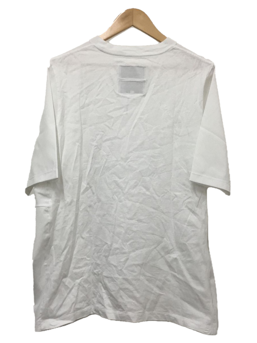 FUMITO GANRYU◆Tシャツ/3/コットン/WHT/無地_画像2