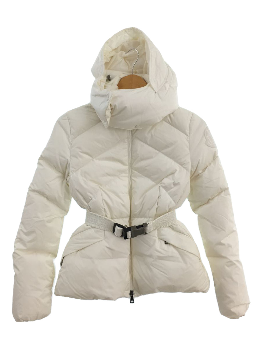 MONCLER◇ダウンジャケット/0/ナイロン/WHT | normanhubbard.com