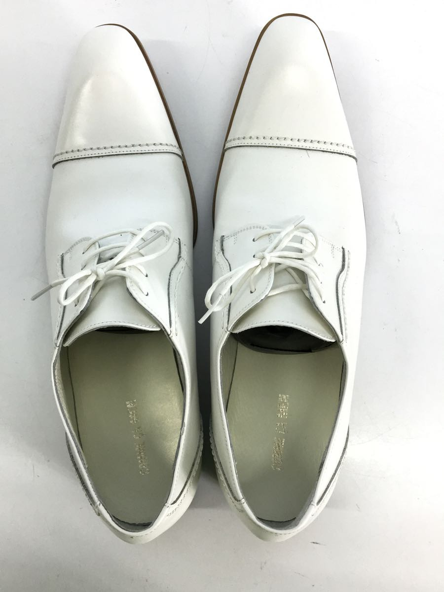 COMME CA MEN◆ストレートチップ/ドレスシューズ/27cm/WHT/白_画像5