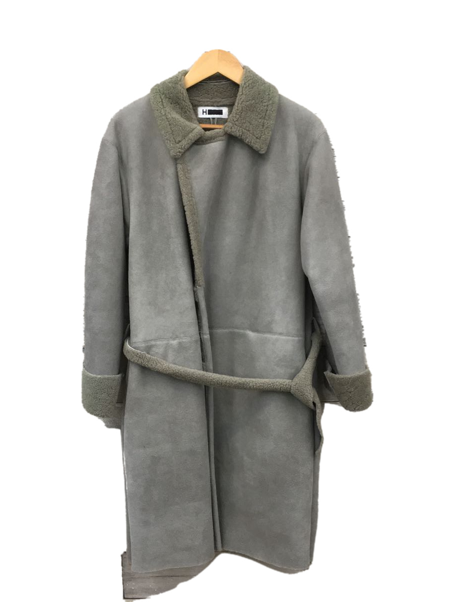 H BEAUTY&YOUTH◆MOUTON LUNCH COAT/コート/S/羊革/1225-699-7832