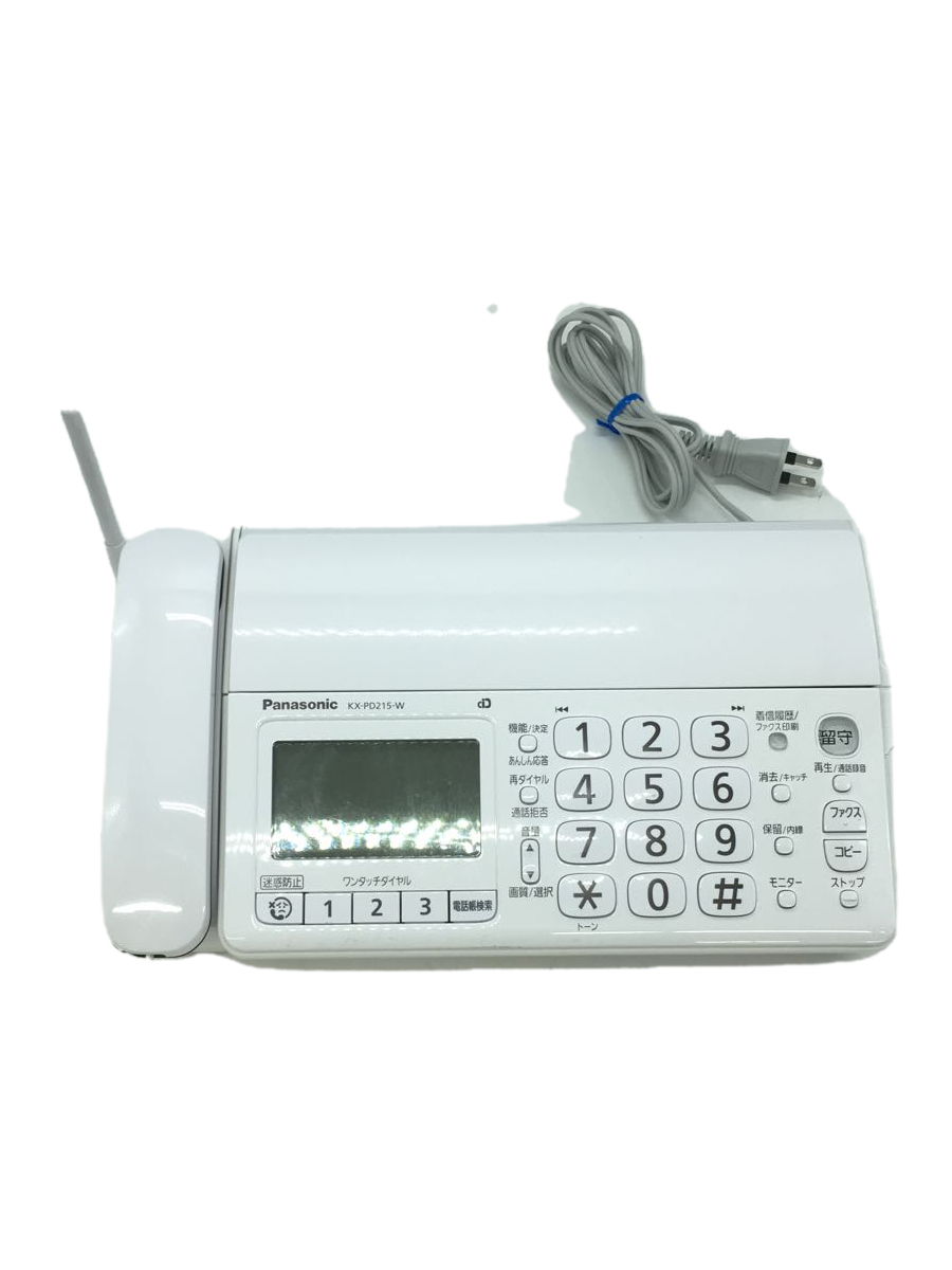 最新のデザイン Panasonic◇FAX電話 KX-PD315DL-S ファクシミリホン