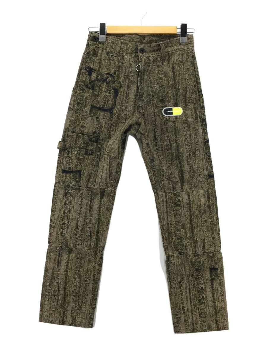 さらに半額 OFF-WHITE◇タグ付/Logo Label Camouflage Sports Pants/28