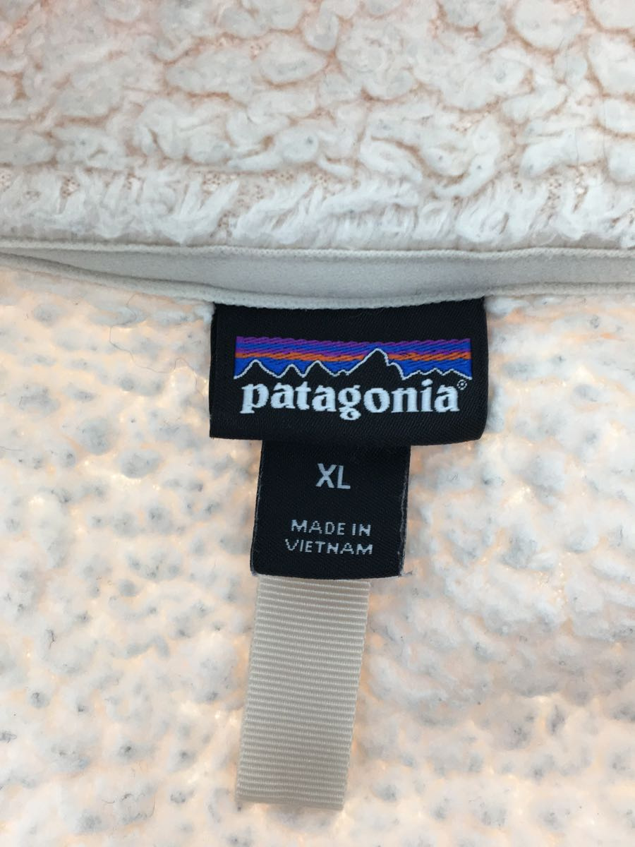 patagonia◆ハーフジップフリースジャケット/XL/ポリエステル/CRM/25235_画像3