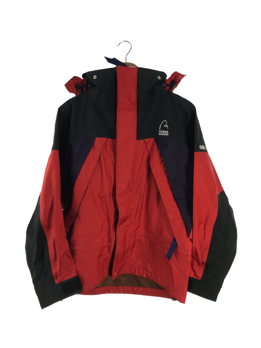 SIERRA DESIGNS◆GORE-TEX/マウンテンパーカ/S/ナイロン/RED/GORE-TEX