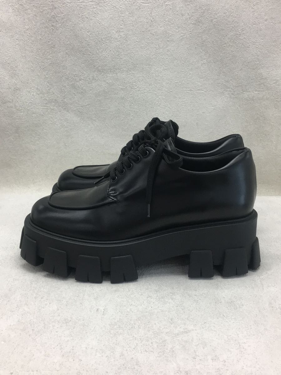 PRADA◇モノリス/レースアップ/38.5/25.5/BLK/レザー | paradaabogados.com