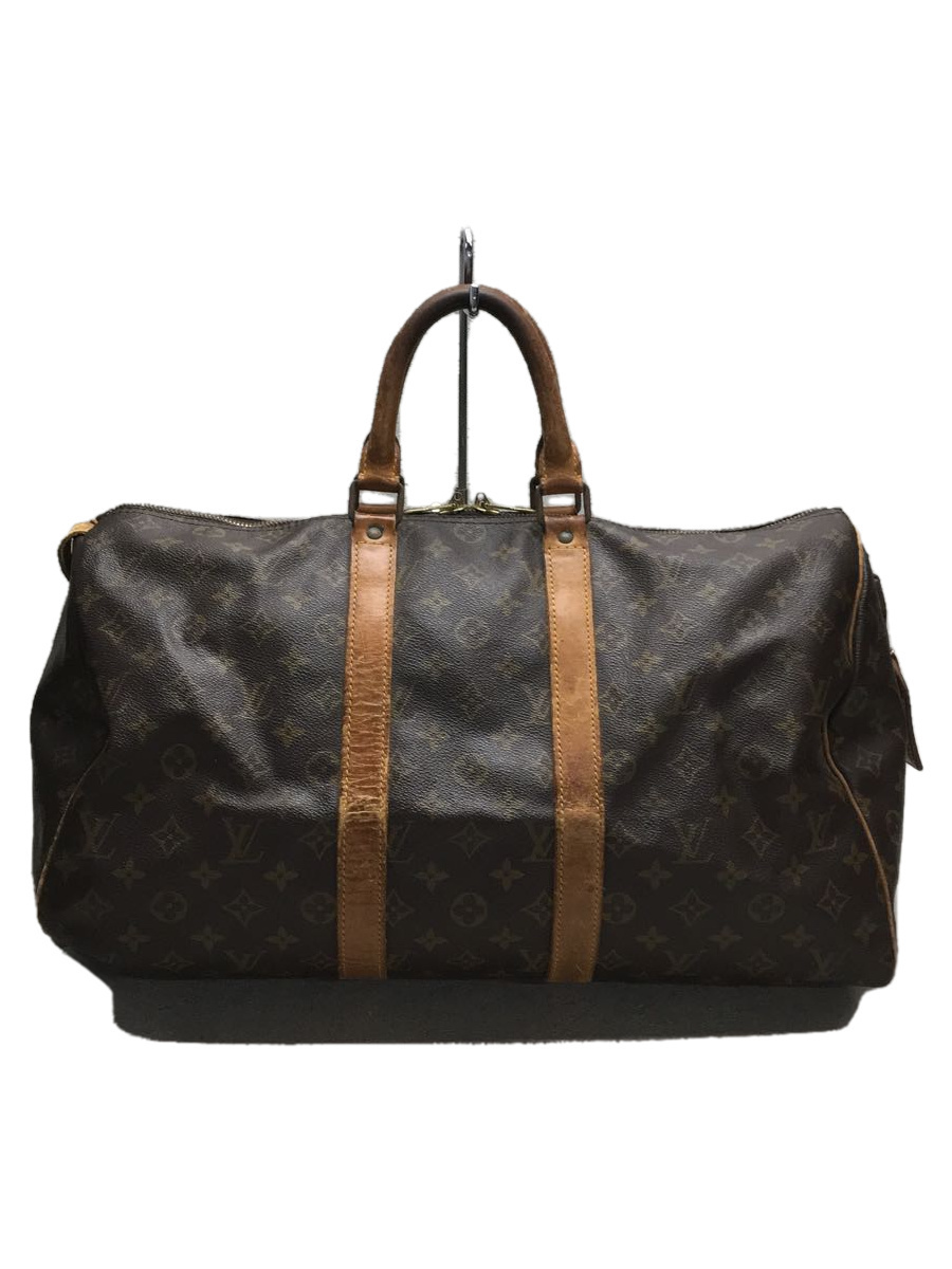 LOUIS VUITTON◆キーポル・バンドリエール50/M41416/ボストンバッグ/PVC/BRW/総柄_画像1