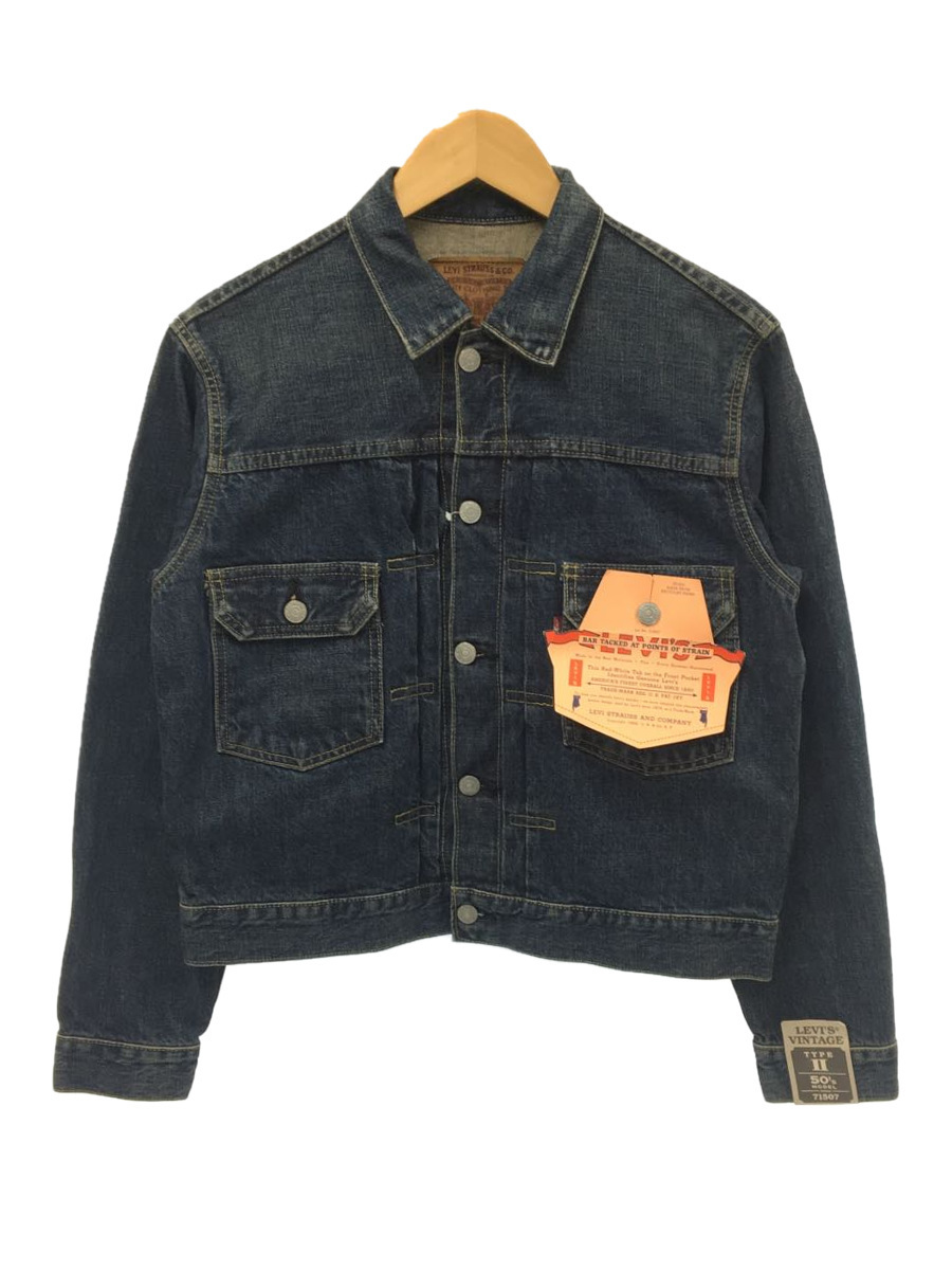 Levi’s◆タグ付/90s/復刻/2nd/507/Gジャン/38/コットン/IDG