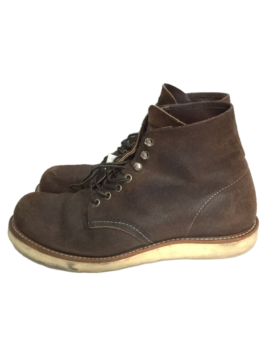 RED WING◇レースアップブーツ/26.5cm/BRW/レザー-