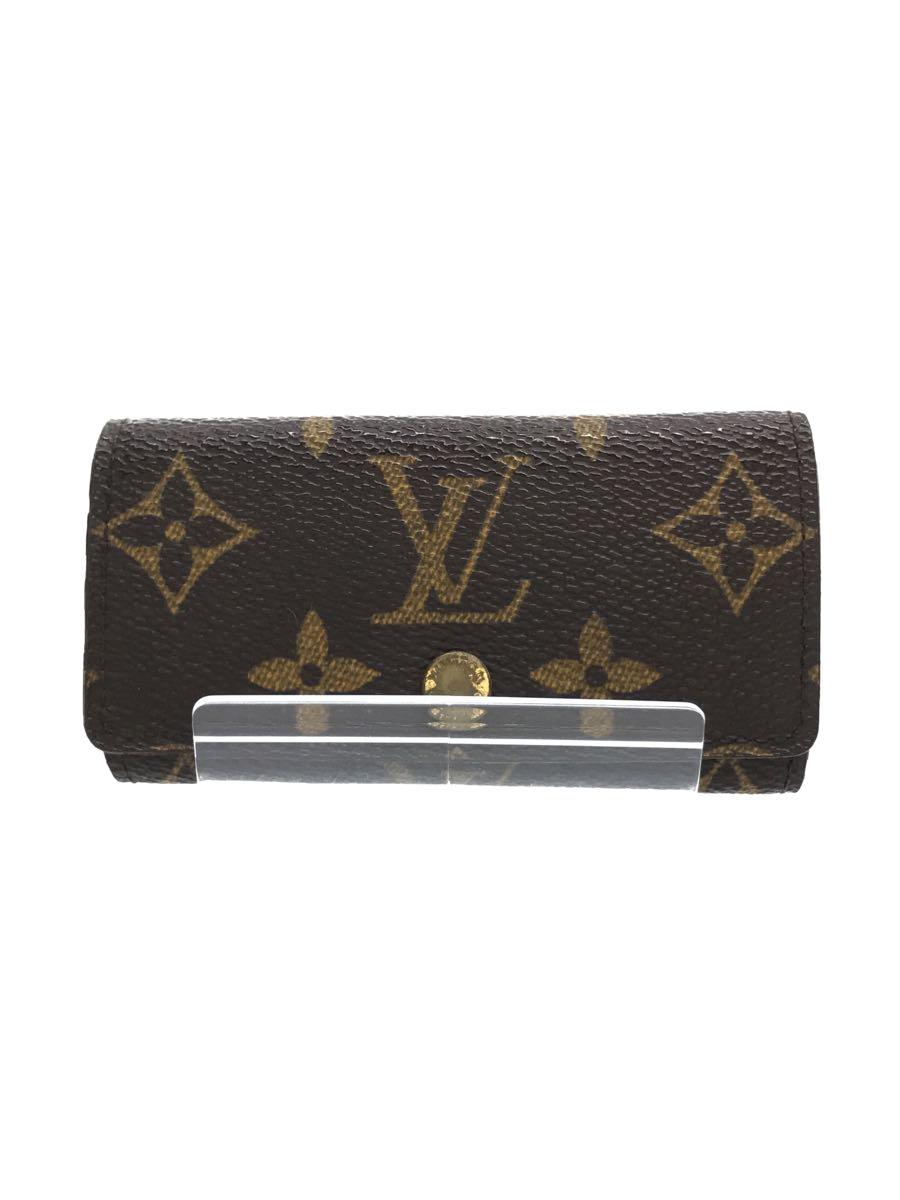 LOUIS VUITTON◆キーケース/レザー/BRW/レディース