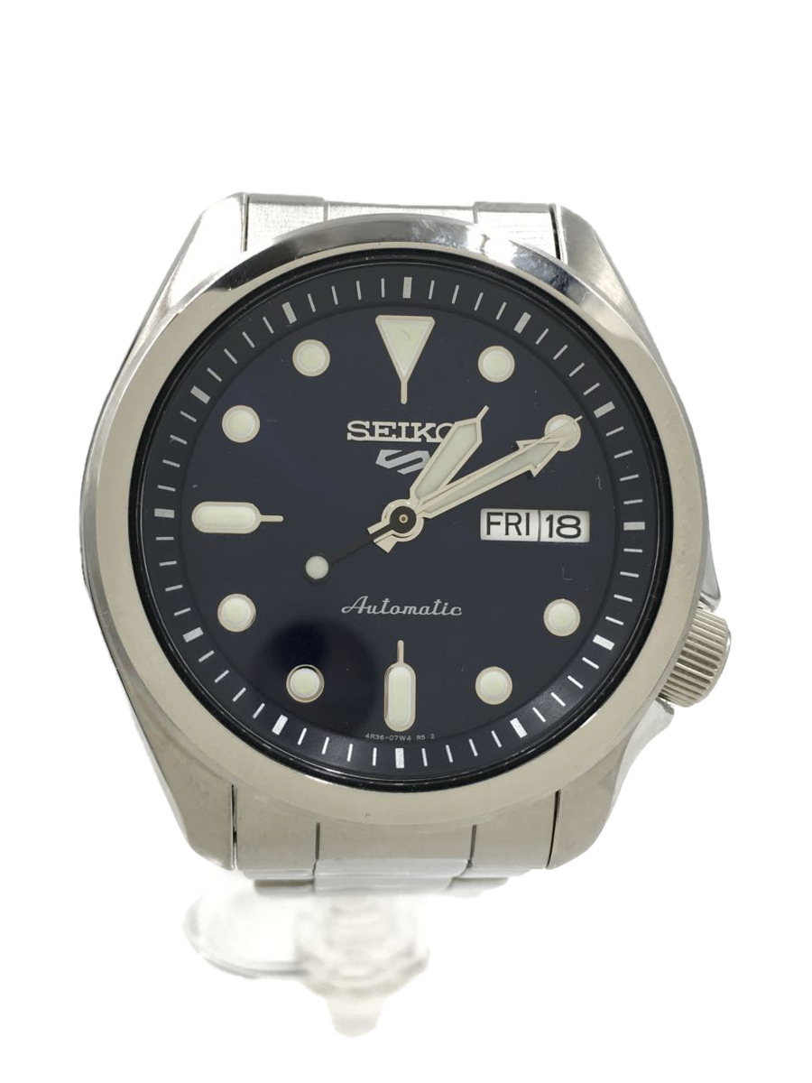 品質が完璧 SEIKO◇自動巻腕時計/アナログ/ステンレス/NVY/SLV/SEIKO