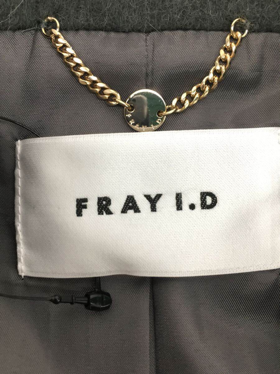 残りわずか】 FRAY I.D◇コート/0/ウール/GRY/無地/アルパカロング