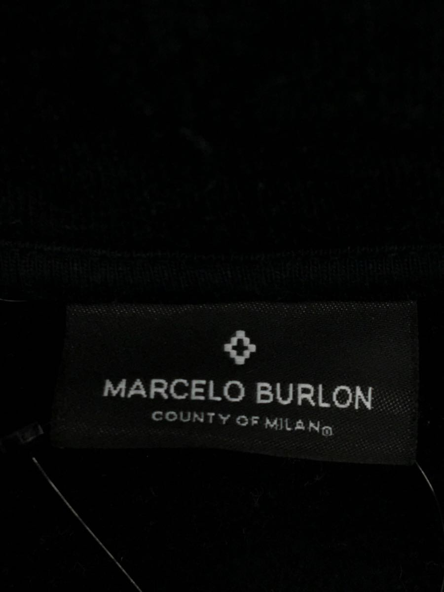 MARCELO BURLON COUNTY OF MILAN◆マルセロブロンカウンティオブミラン/パーカー/L/コットン/黒_画像3