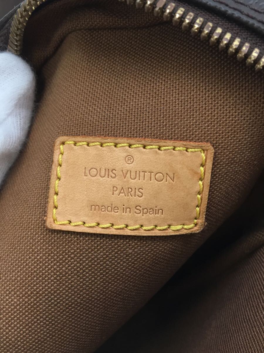 LOUIS VUITTON◆ポシェット・ガンジュ_モノグラム_BRW/PVC/BRW/総柄_画像3