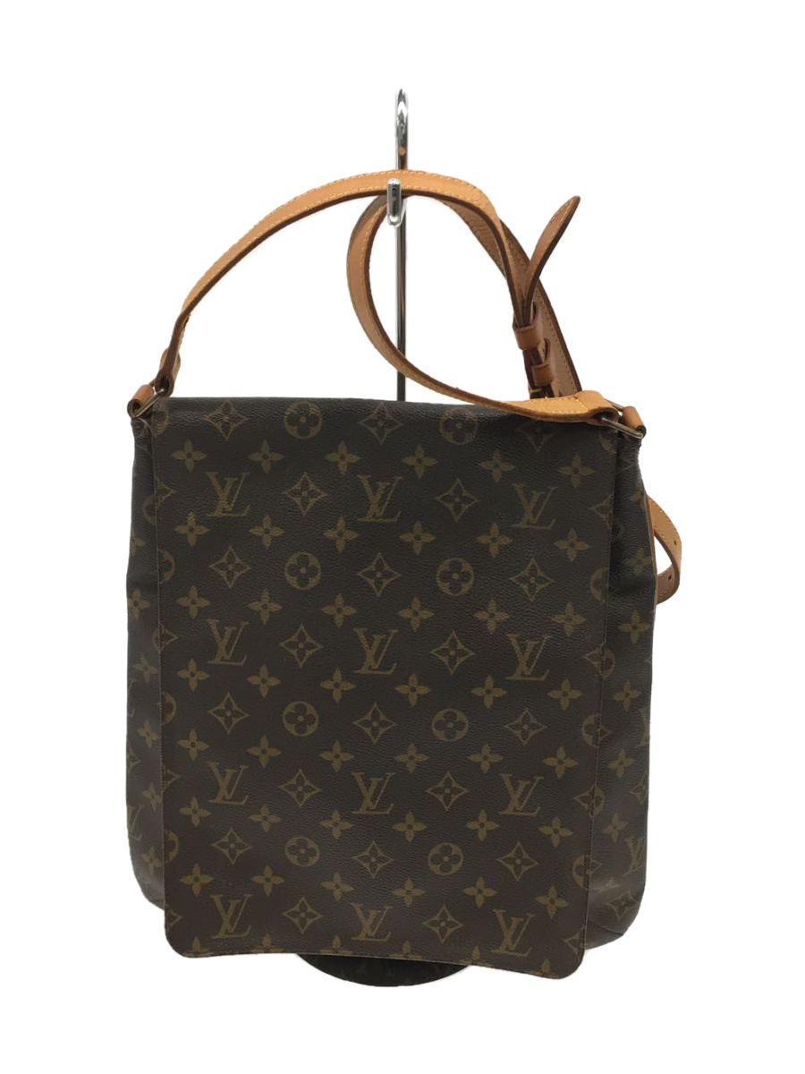 LOUIS VUITTON◆ミュゼット_モノグラム_BRW/PVC/BRW/総柄/ショルダーバッグ_画像1