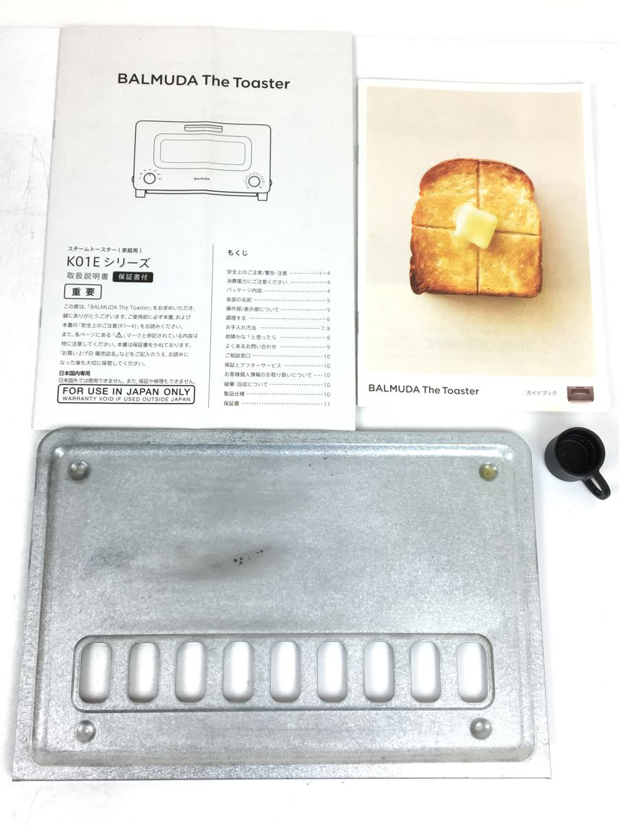 BALMUDA* steam toaster /The Toaster K01E-KG[ black ]/2017 year made / bar Mu da