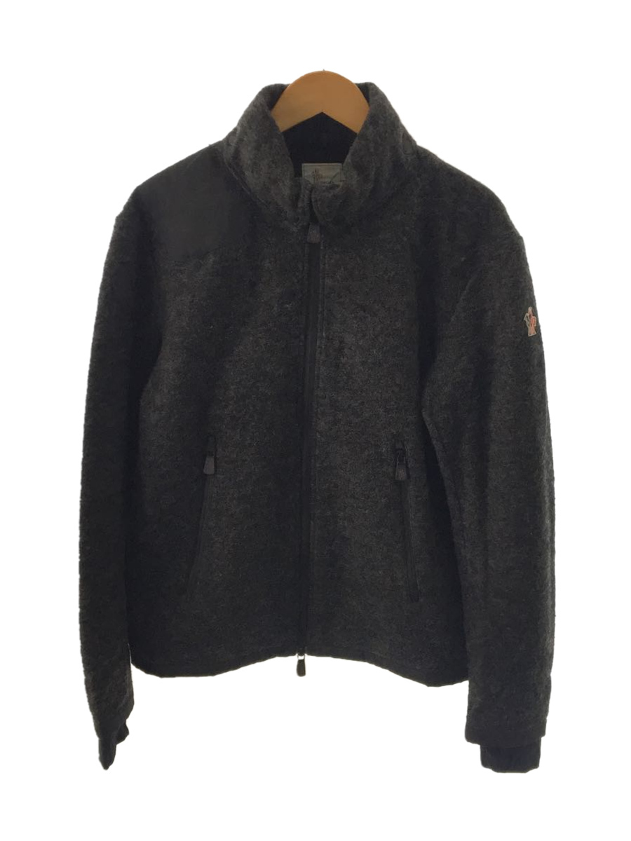 MONCLER GRENOBLE◇MAGLIA CARDIGAN/フード付き/ジャケット/L/ウール