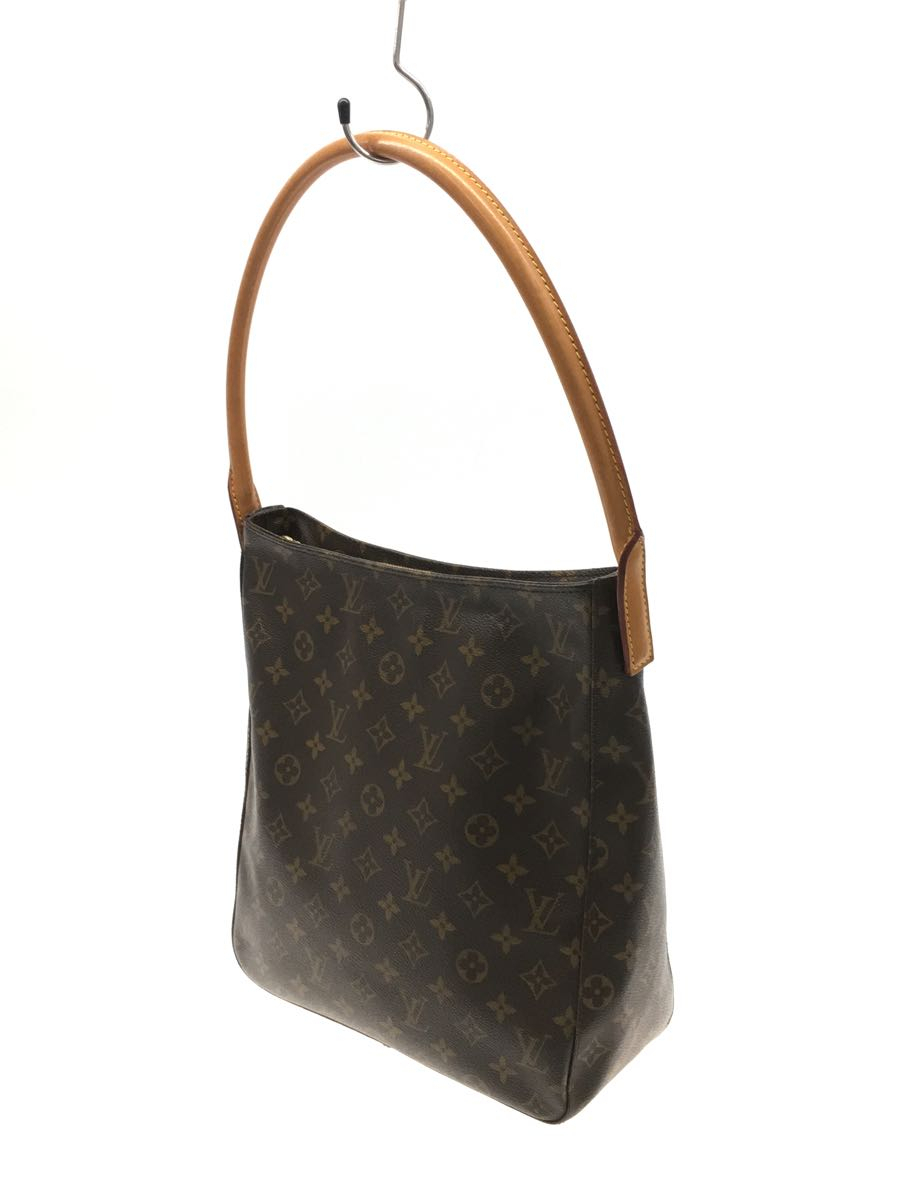 LOUIS VUITTON◇ルーピング モノグラム BRW/PVC/BRW/総柄