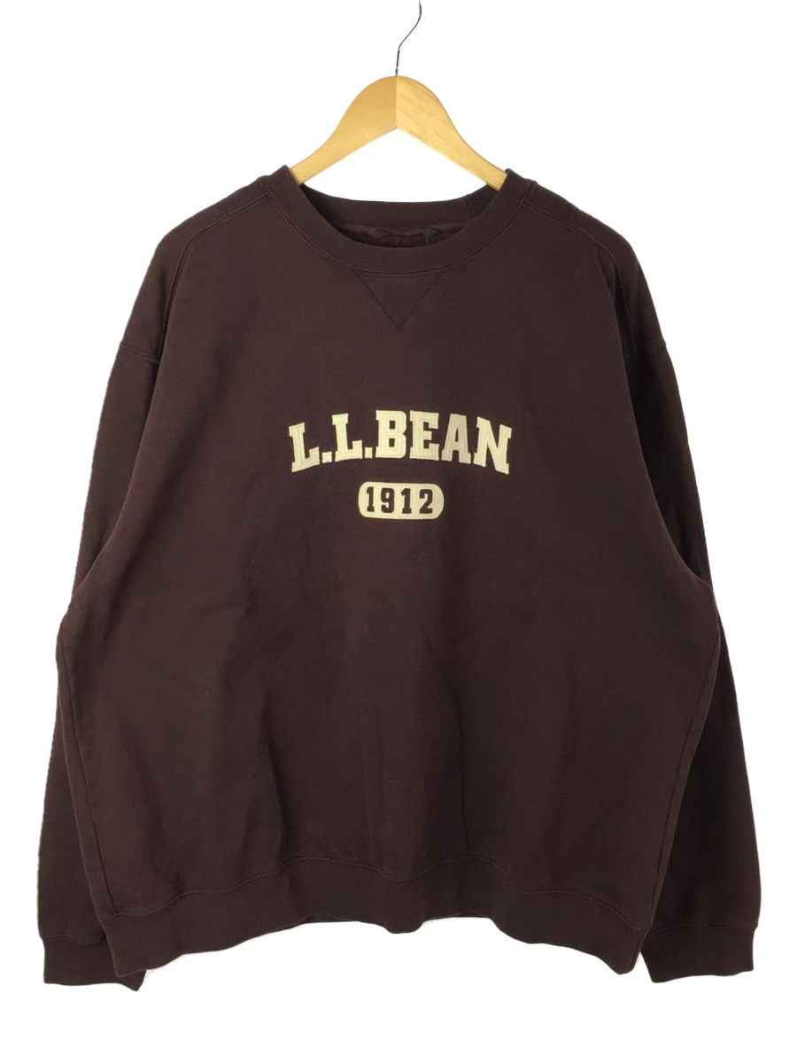 L.L.Bean◆90S/スウェット/XL/コットン/BRD