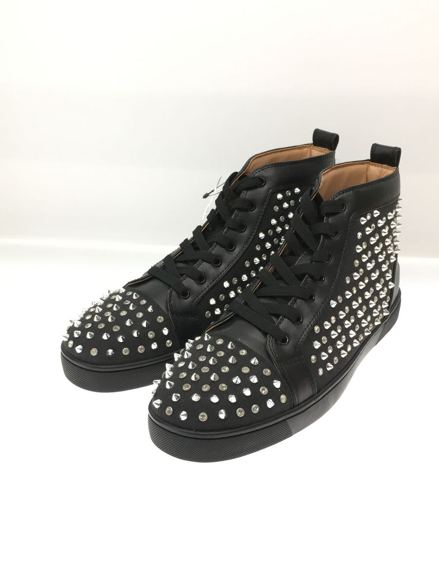 Christian Louboutin◇ローカットスニーカー/46/BLK/ナイロン/ブラック