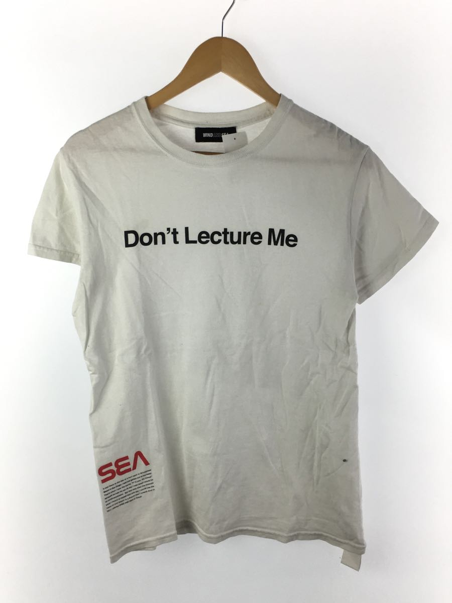 WIND AND SEA◆Tシャツ/Dont Lecture Me/WDES-20S2-CS-02/汚れ有_画像1