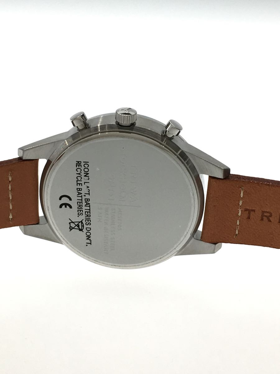 TRIWA* wristwatch / analogue / leather / pink / Brown 