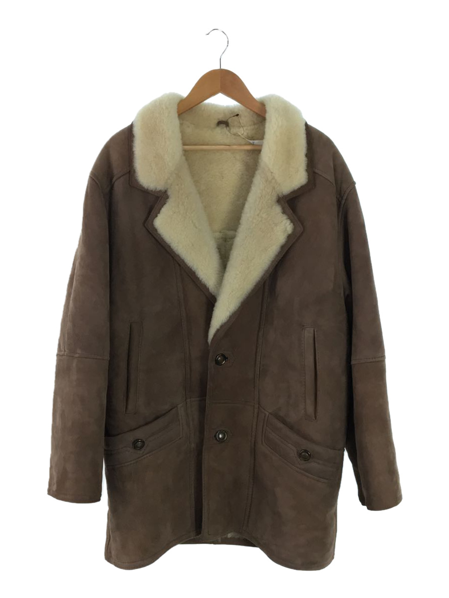 お買得】 SHEARLING/コート/48/スウェード/BRW Lサイズ